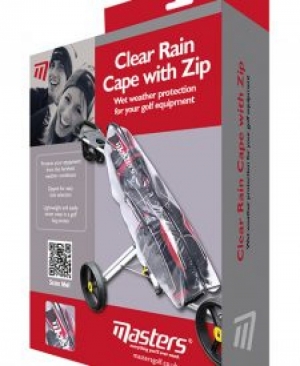 CLEAR RAIN CAPE WT ZIP 