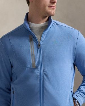 WARP TECH JERSEY FZ  BLAUW