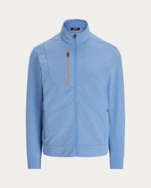 WARP TECH JERSEY FZ  BLAUW