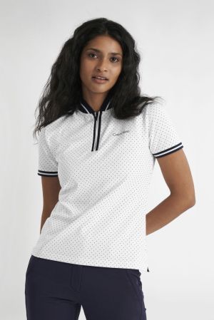 CAMILLA PRINTED SS WHITE