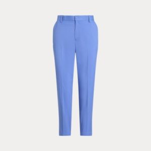 STRETCH POLY TWILL BLAUW