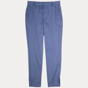 STRETCH POLY TWILL BLAUW