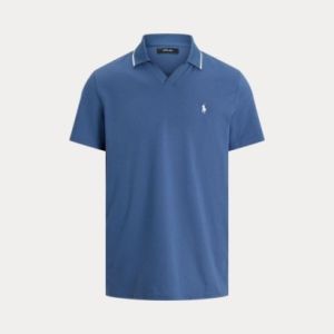 PERFORMANCE PIQUE BLAUW