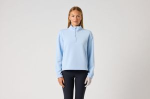 RELAXED MIDLAYER H N BLauw