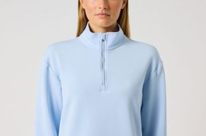 RELAXED MIDLAYER H N  BLauw