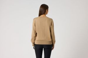 ARGYLE V NECK BRUIN