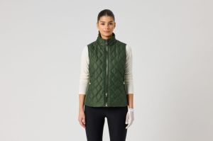 QUILT PADDED GROEN