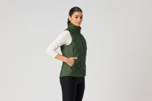 QUILT PADDED GROEN